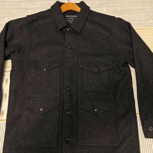Filson Mackinaw Wool Cruiser Jacket (Charcoal)